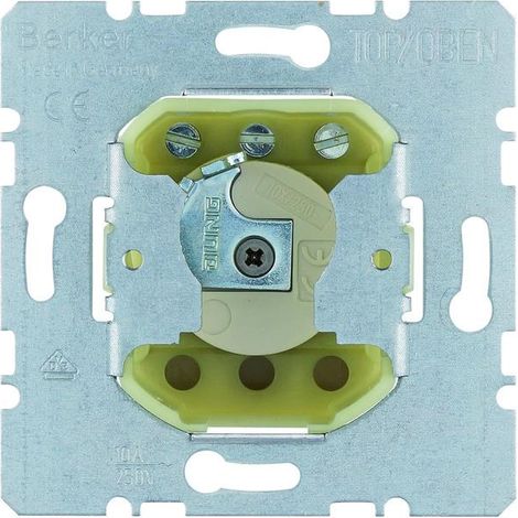Berker 383110 Interruptor unipolar con llave cilíndrica