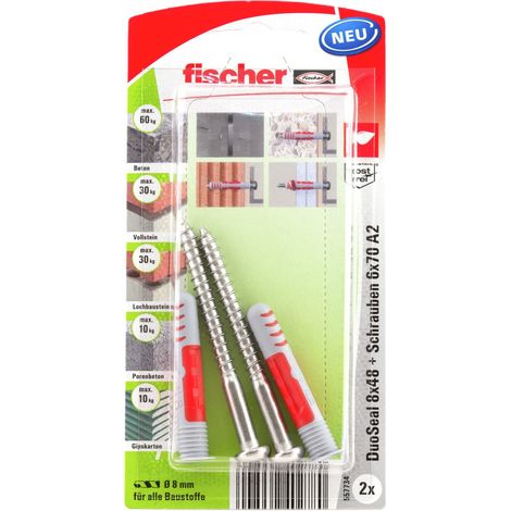 Fischer pasador duoseal 8x48 s ph tx a2 557734