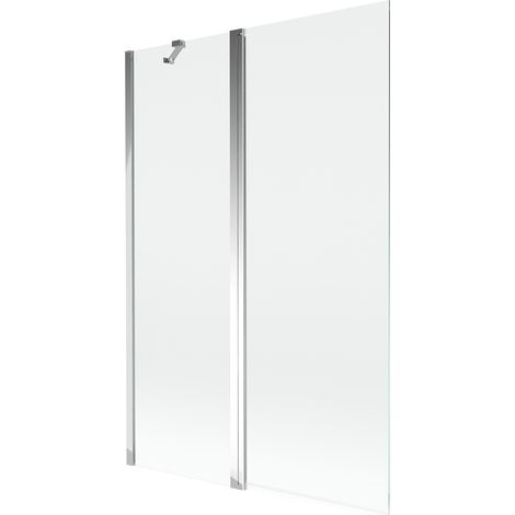 Mexen Mist paravento per doccia a 2 ante 120 x 150 cm, trasparente, cromo - 8A9-120-011-01-00 (1/5)