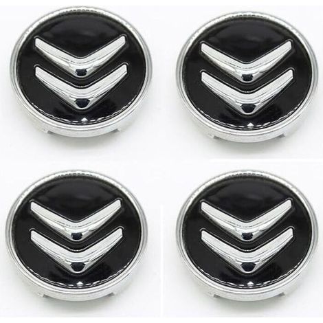 Lot de 4 enjoliveurs de roue pour Citroën C2 C4 LC5 60 mm, étanches, accessoires (1/5)