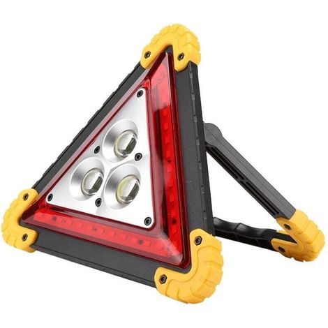 Triangles de Signalisation pour Auto, LED Triangle de Panne de Voiture Multifonction, Triangle d'Avertissement Portable Panneau d'ArrêT