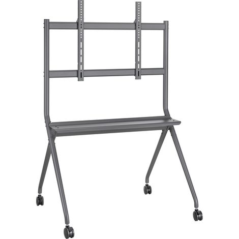 Supporto Mobile per Pavimento EWENT EW1542 per TV da 50 Pollici con Base Regolabile e Ruote (1/4)