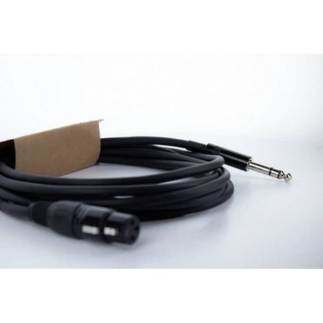 Cordial EM 6 FV XLR Câble de liaison [1x XLR femelle 3 pôles - 1x Jack mâle 6,3 mm (stéréo)] 6 m noir
