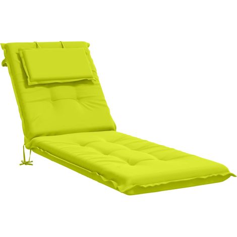Cuscino per Lettino GEMERT 100% Poliestere Verde brillante. vidaXL (1/5)