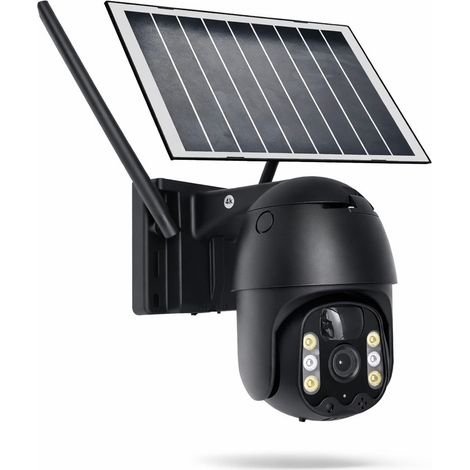 Maka Telecamera WiFi Esterno - Sorveglianza Solare, Visione Notturna 4K, Rilevamento PIR
