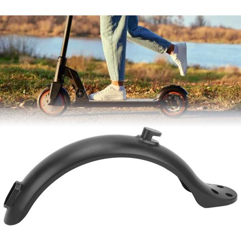 Garde-boue Noir pour Scooter Électrique, Anti-éclaboussures Professionnel, Remplacement à 4 Fixations (1/5)