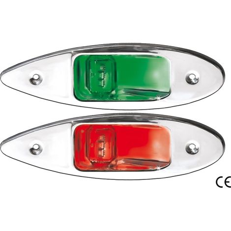 Set di lampade di navigazione a LED in acciaio inossidabile (1/2)