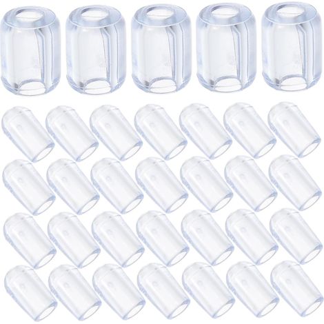 Protections de pieds d'évier SHINEOFI lot 80 en PVC transparent (1/5)