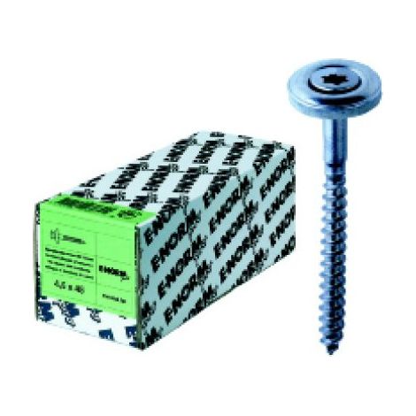 Vite Per Legno, Esagonale Cavo, Acciaio Inossidabile A2 4,5X100 15 E-Normpro (A 100)