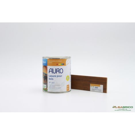 Lasure pour bois n°160 AURO, Terre d'Ombre -