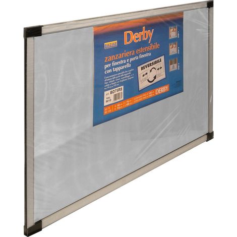 Zanzariera Estensibile Reversibile Finestra Balcone Alluminio Tapparelle H70/100 (1/2)