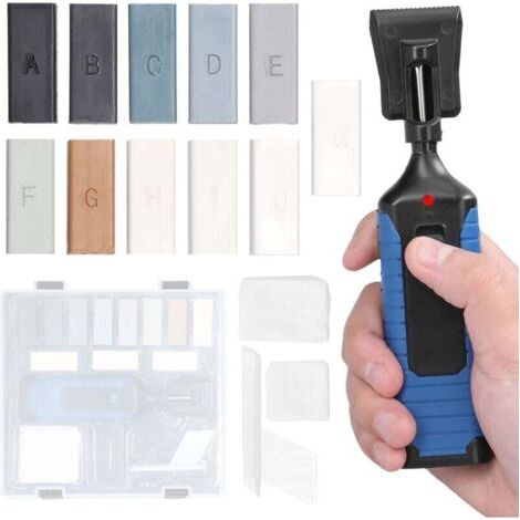 Ensemble d'outils de réparation multifonctions, bricolage, vinyle, PVC, plastique, rayures, fissures, remplissage de surface, ménage, pratique, économie de travail, outils pour la maison avec 11 barre (1/4)