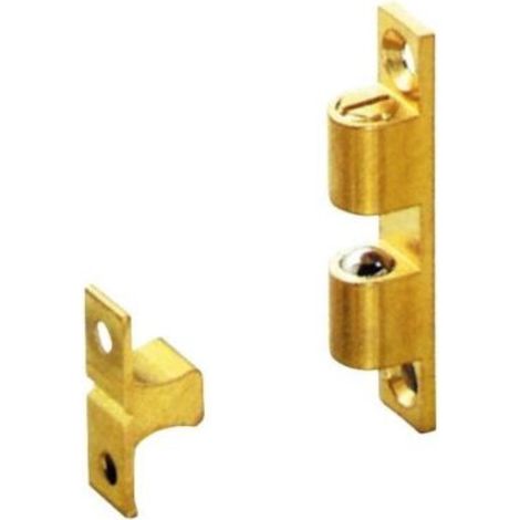 CRICCHETTO A DOPPIA SFERA IN OTTONE LUCIDO - 50MM