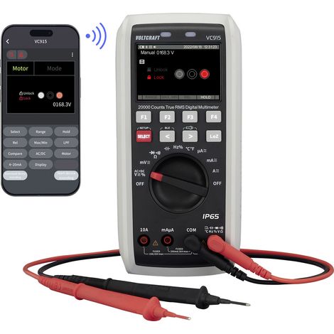 VOLTCRAFT VC915 Hand-Multimeter digital CAT III 1000 V, CAT IV 1000 V Anzeige (Counts): 20000 (1/5)