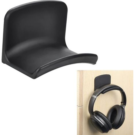 Universelle Silikon-Headset-Halterung – Wandmontage – Schwarz (1/5)