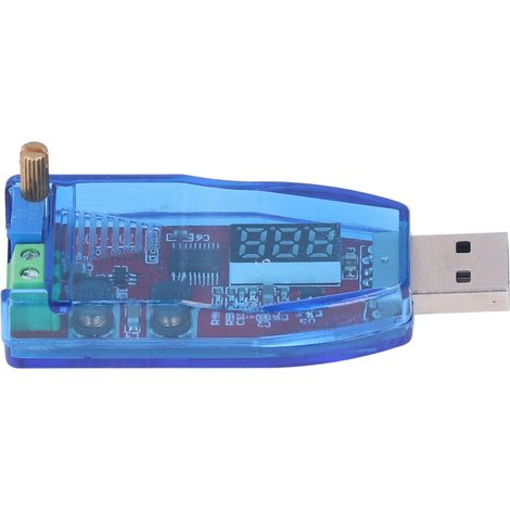DCDC-USB-Netzteilmodul mit einstellbarer Spannungsregelung (Abwärts-/Aufwärtswandler) 5 V auf 3,3 V, 9 V, 12 V, 24 V (1/5)