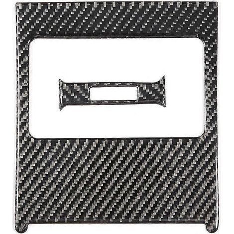 Cache d'aération arrière en fibre de carbone, compatible avec Mercedes-Benz Classe C W204 (05-12) (1/5)