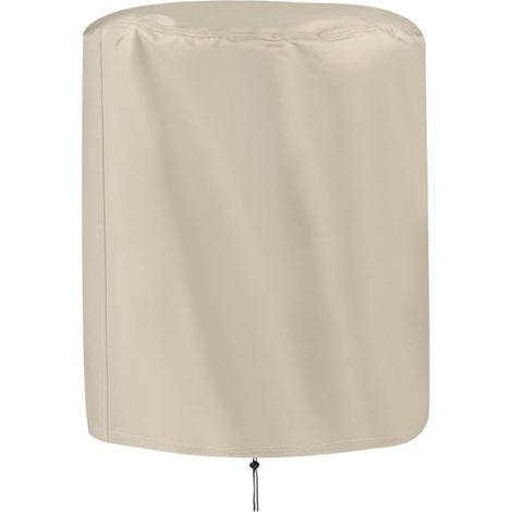 Housse de Table Rond Extérieure 210D Oxford Imperméable Anti-UV 52x58cm Housse de Table de Jardin Ronde 210D Oxford Imperméable et Anti-UV, Résistante aux Déchirures avec de Rangement (1/5)