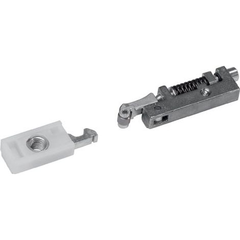 Dormakaba – Unité de fixation pour stationnement RF G 96 N 20 – Accessoire pour rail glissant G 96 N 20 – Angle d'ouverture 120° – Ajustement de force
