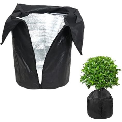 Protection Pot de Fleur Hiver, Housse Hivernage Plante en Pot, Housse Hivernage Plante, Housse Hivernage Pot, Bâche Protection Arbustes Couverture, Housses de Protection en Pot pour Plantes 50×45cm (1/5)