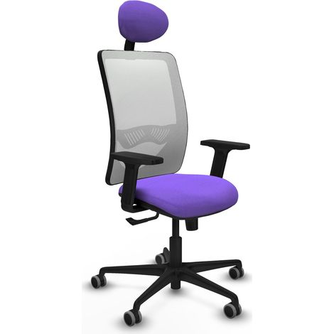 Chaise de bureau piqueras y crespo Zulema noir mousse haute qualité (1/2)