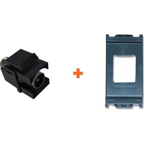 Keystone presa TV diretta IEC maschio compatibile vimar idea