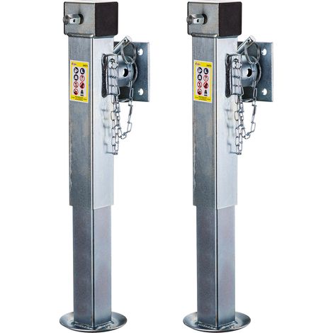 Anhänger Stütze Schnellhubstützen Anhängerstützen Set DAS1350P je max. 1350 kg