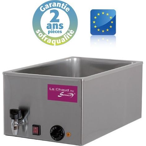 Bain-marie GN 1/1 avec vidange en profondeur - Gamme RBM - long. 325 mm - Sofraca (1/2)