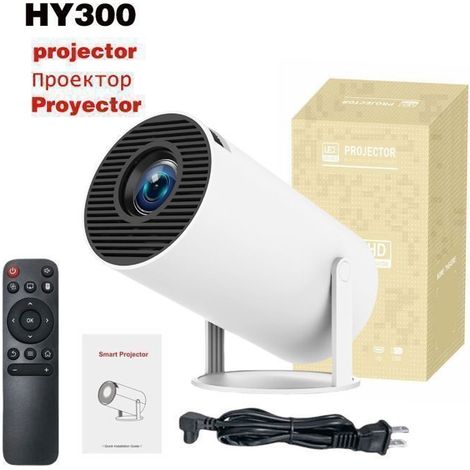 Mini Projecteur-Mini Videoprojecteur 200ANSI 8000 Lumens-Vidéoprojecteur 4K-Retroprojecteur de Cinéma 180°Peut Pivoter pour TV (1/5)