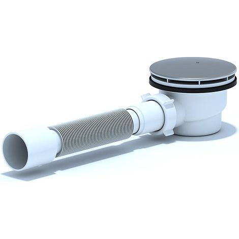 Belvit Ablaufgarnitur mit Haarsieb/Geruchsstop für Dusche Ø90mm H:71mm (1/3)