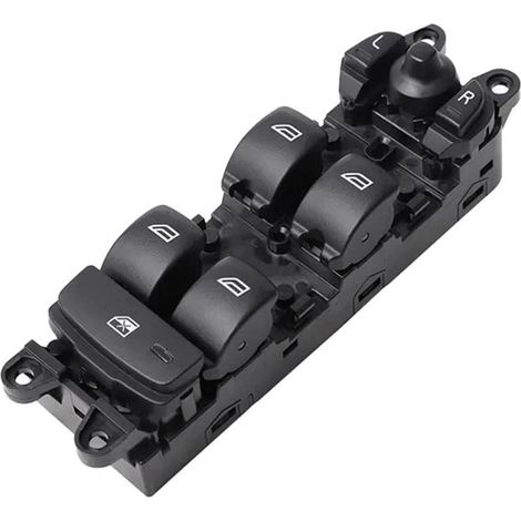 Auto Fensterheberschalter Teile 31453232, Drucktaste, AUF-AUF-AN, Schwarz, passend für Volvo S80 V40 XC70 2009-2015 (1/5)