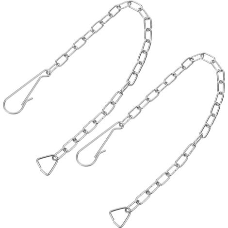 Chaîne à Clapet de Toilette en Acier Inoxydable, Lot de 2 Pièces (1/5)