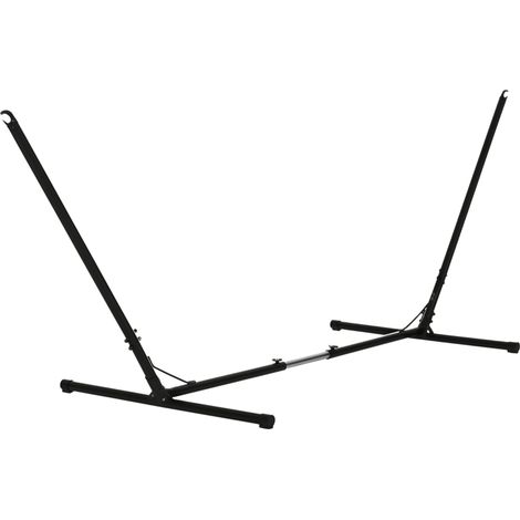 3.1–3.8m Adjustable Universal Hammock Stand Metal Frame Garden Camping Picnic Outdoor Patio Replacement – Stand Only
