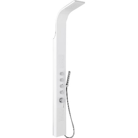 Metaform Mod Danubio colonne de douche murale blanche salle de bain tourbillon (1/4)