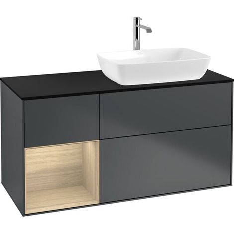 Villeroy & Boch F802PCHG Meuble sous-lavabo Finion F80 (1/2)