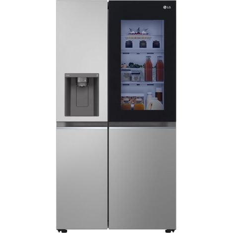LG – Réfrigérateur américain 635L – 4 portes – Distributeur d'eau et de glace – Classe énergétique D – Technologie de convertisseur