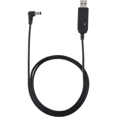 Chargeur USB (9-10,8 V) avec câble transformateur pour Baofeng UV-5R, UV-82 BF, F8HP, UV-82HP, UV-9R Plus