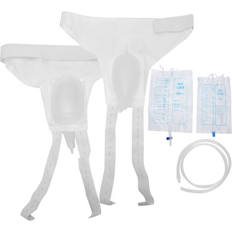 Pochette urinaire en silicone réutilisable pour hommes et femmes, urinoir anti-fuites pour personnes âgées et adultes (1/5)