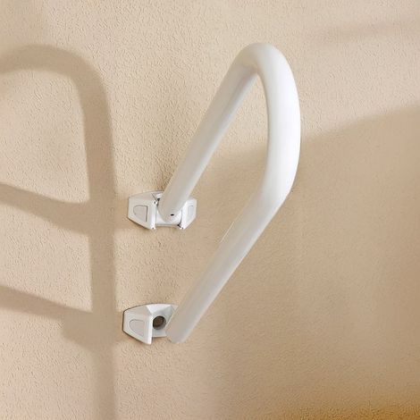 Asa de seguridad giratoria, aluminio blanco, 52,5 x 21 x 20 cm (1/2)