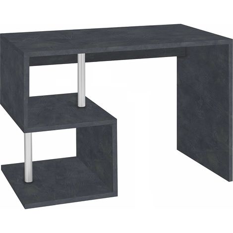 Scrivania con 2 Ripiani 100x50x77,5 cm Esse Ardesia (1/3)