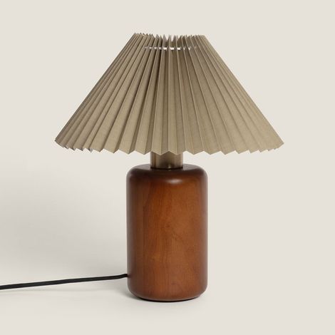 Tischlampe Holz Silene Dunkles Holz ↑35 cm (1/5)
