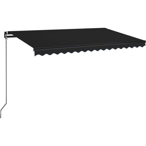 Maison Exclusive - Markise Manuell Einziehbar mit LED 450x350 cm