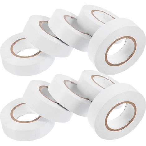 Lot de 10 rubans isolants électriques en PVC haute résistance pour (1/4)