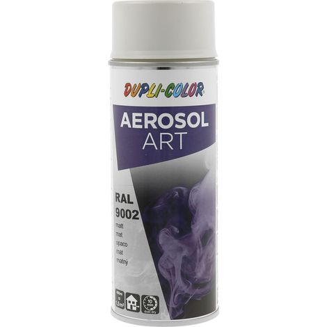 Dupli Color Aerosol Art Lackspray Graffiti Dose - wetterfest, lichtecht und UV-beständig - Graffiti-Spray 400ml, grauweiß matt RAL 9002
