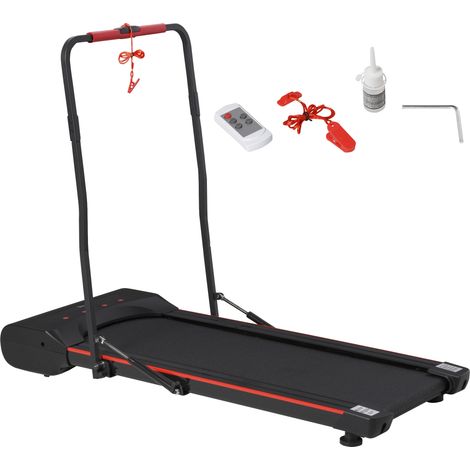 Foldable Walking Machine Treadmill 1-6km/h LED Display & Remote Control Exercise Fitness for Home Office (1/5)