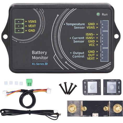 Moniteur de batterie multifonction, voltmètre ampèremètre coulomètre, contrôle via APP, 0-120V 0-400A (1/5)