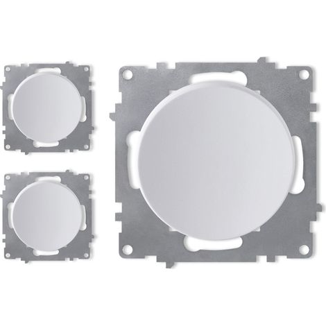 Interrupteur simple allumage (lot de 3) - blanc