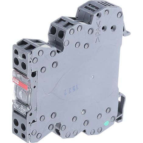 Relais d'interface 24V c.a. / V c.c., 2 RT, montage Rail DIN, série R600 ( Prix pour 1 ) (1/2)