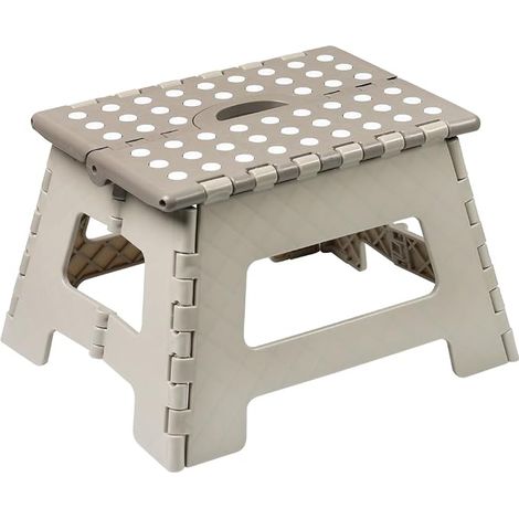 PRI-Marchepied pliable 22 cm – Surface anti-dérapante – Charge maximale 120 kg – Dimensions 24,5 x 31,5 cm – Épaisseur plié 4 cm (1/5)