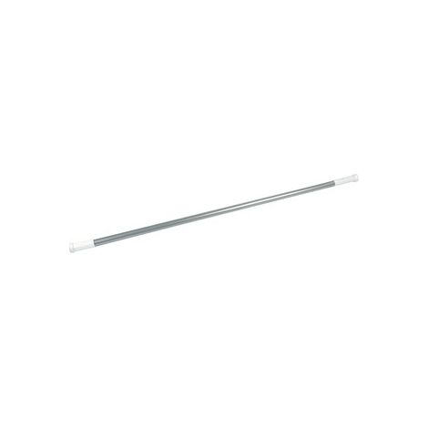 Tringle extensible aluminium hydro chromé 75/115cm - 75 à 115 cm - Argent (1/3)